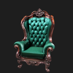 Baron's Velvet Armchair
