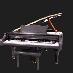 Whimsical Grand Piano