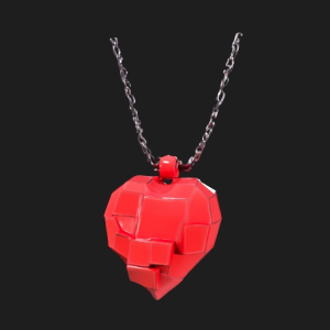 Pixel Heart Charm